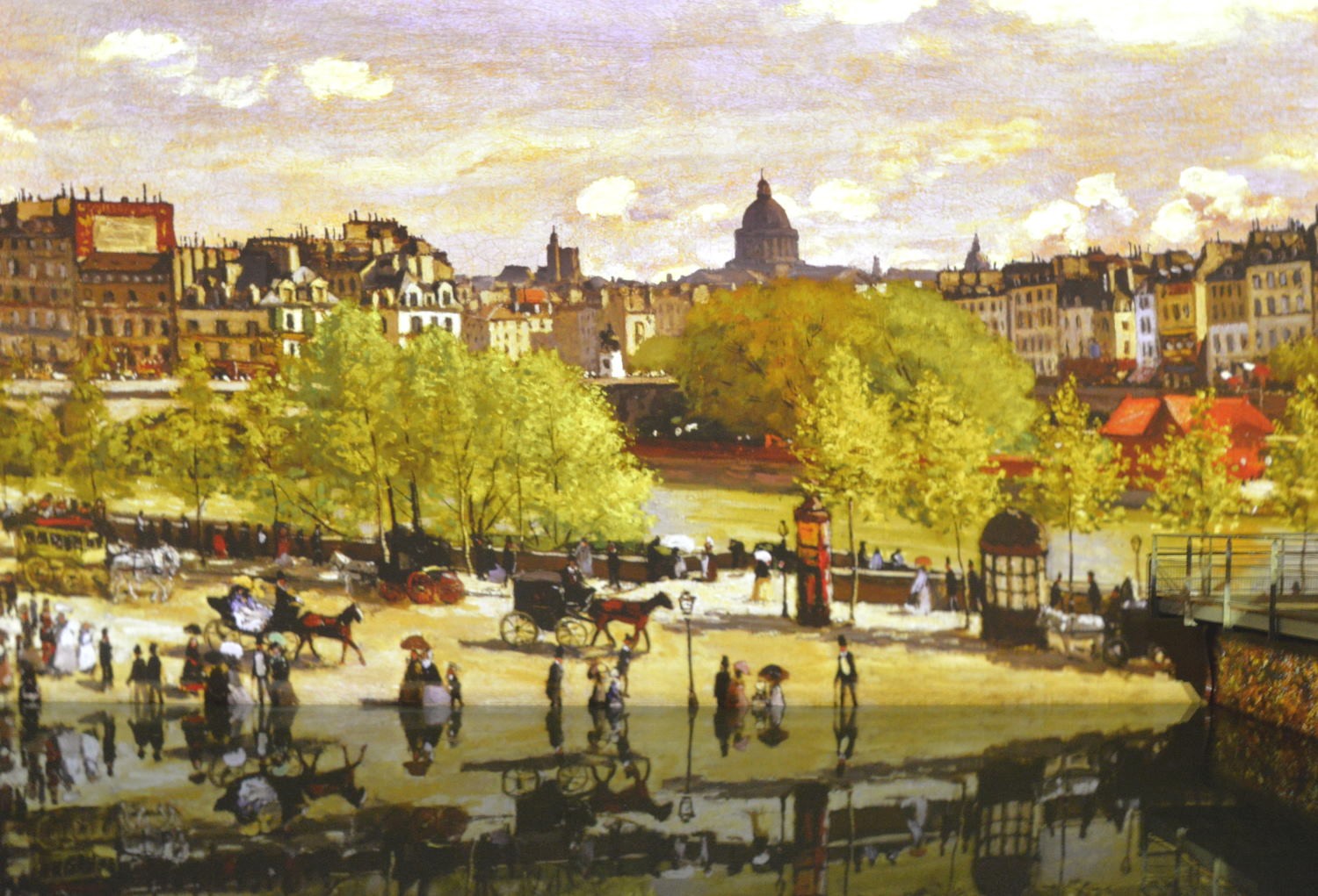 2021 d610 5 124 1 Bordeaux Bassins de Lumières Monet Le quai du Louvre